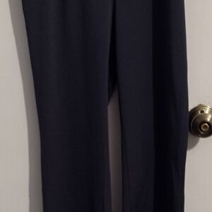 Elegant Navy Blue Women's Sho Sho Pants 4 Way Stretch Fabric NWT SZ MED